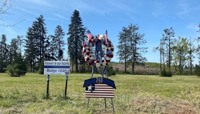 Eugene Police Officer Chris Kilcullen was shot and killed in the line of duty. Fellow officers haven't forgotten