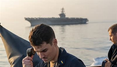 Carrier USS Dwight D. Eisenhower Now in the Mediterranean Sea