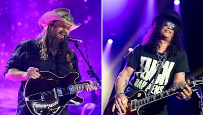 Slash Ropes Chris Stapleton in For Bluesy Cover of Fleetwood Mac’s ‘Oh Well’