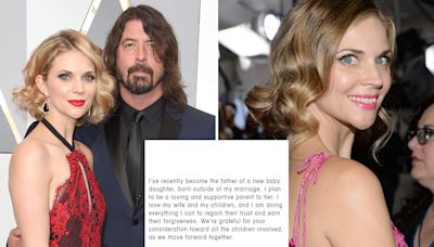 Dave Grohl ghosted wife years before cheating and fathering baby out of wedlock