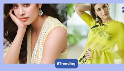 Navratri Day 1: Yellow desi outfits inspired by Bollywood divas