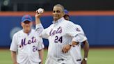 Mets celebrate Willie Mays as son Michael throws out first pitch