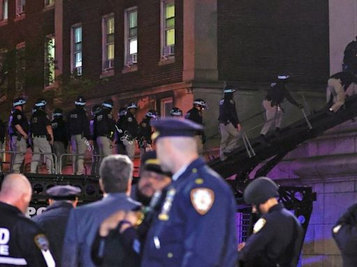 NYC police raid Columbia University building occupied by Gaza protesters