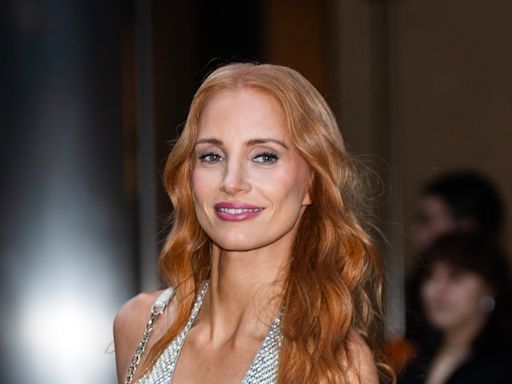 Jessica Chastain Gives Naomi Campbell's '90s Runway Top a Twirl