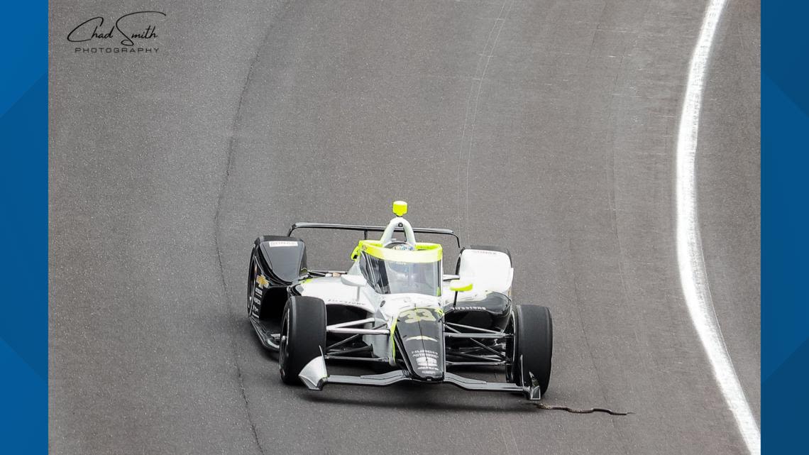 Snake on the track interrupts Fast Friday Indy 500 practice