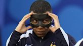 Why is Kylian Mbappe wearing a black mask instead of the French tricolour in France vs Netherlands Euro 2024?