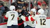 Matthew, Brady Tkachuk at their feisty best with grandmother in the stands