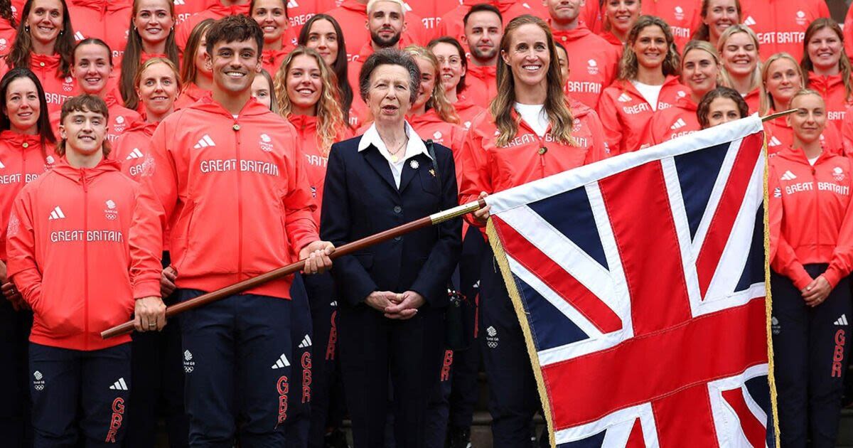 Princess Anne’s touching message to Olympic athletes as she joins Mick Jagger