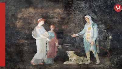 En Pompeya, descubren frescos inspirados en la guerra de Troya; así lucen