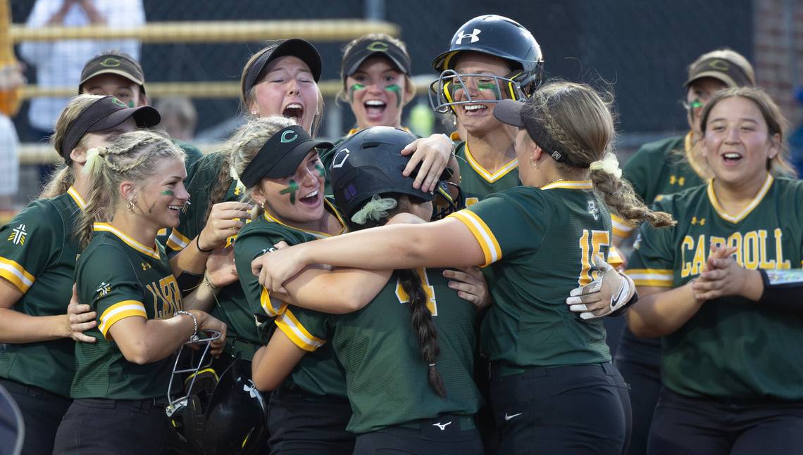 A golden comeback: Carroll softball rallies for the Class 5A state championship