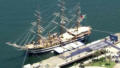 Historic Italian Navy vessel from Italy visits Port of Los Angeles and is ready for visitors