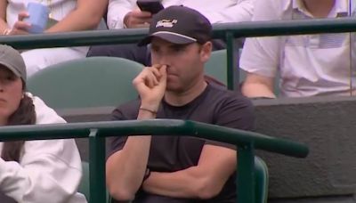 Madison Keys' fiance caught on TV during disgusting act at Wimbledon