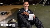 'Poignant' funeral and flypast for Spitfire crash pilot Mark Long