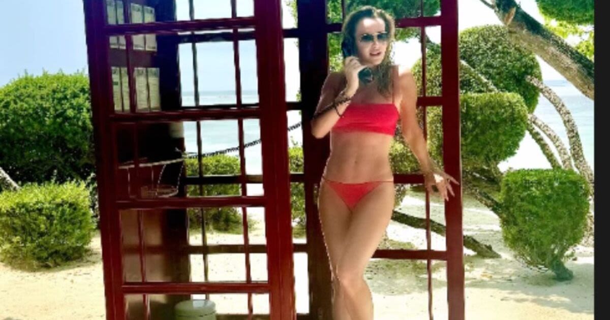 Amanda Holden looks ageless in tiny bikini as she issues plea to fans