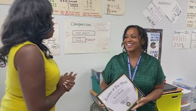 Teacher of the Week: Mrs. Brown at River City Science Academy loves when students 'meet their goals'