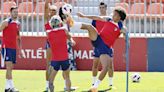 Dos bajas y un jugador al margen en la vuelta del Atlético a los entrenamientos