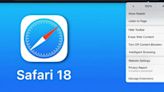 蘋果 Safari 18 瀏覽器 AI 功能曝光：將可以用AI摘要網頁資訊、網頁橡皮擦可刪除廣告橫幅