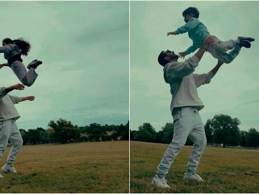 Shahid Kapoor shares heartwarming moments of his kids Misha and Zain as they 'fly' high in these amazing pictures | Hindi Movie News - Times of India