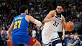 Timberwolves topple defending champion Nuggets in Game 1 of NBA playoff second-round series