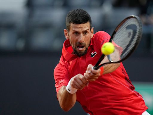 Djokovic necesita atención médica tras recibir un golpe con una botella en el Abierto de Italia