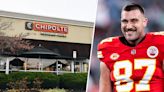 Chipotle renamed a Kansas City location to poke fun at Travis Kelce’s old tweets
