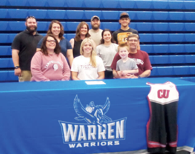 Warren’s Kylee Tait to wrestle at Campbellsville