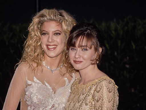 Tori Spelling says she's 'super grateful' for 'last conversation' with Shannen Doherty