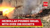Over 220 Hezbollah Rockets, Drones Rip Northern Israel; Revenge Attack After Commander Killed | International - Times of India ...