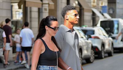 England hero Watkins pictured in Milan with fiancee after proposal