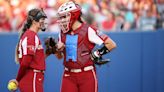 The simple reason Oklahoma softball's catcher wears blue tape during WCWS games | Sporting News