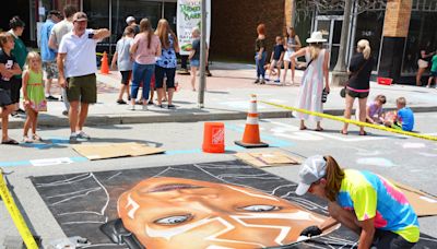 Somerset’s Uptown Chalk The Block Festival brings a gallery of art to the streets