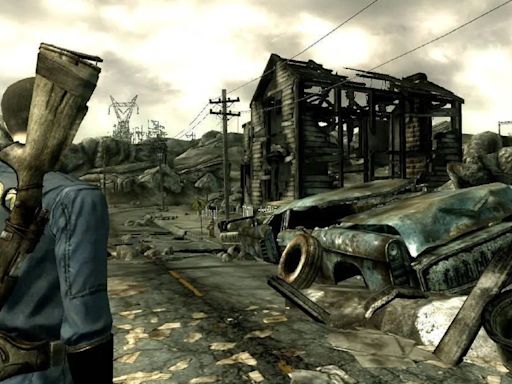 Fallout 3 Player Shows What the Game Looks Like Running on an Old CRT Monitor