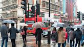 Grim London weather map shows torrential downpour in the middle of July