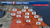 Rain chances decrease, temperatures stay hot Thursday in Central Florida