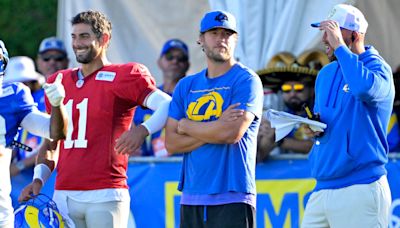 Rams observations: QB Matthew Stafford is ‘fine,’ held out of first padded practice