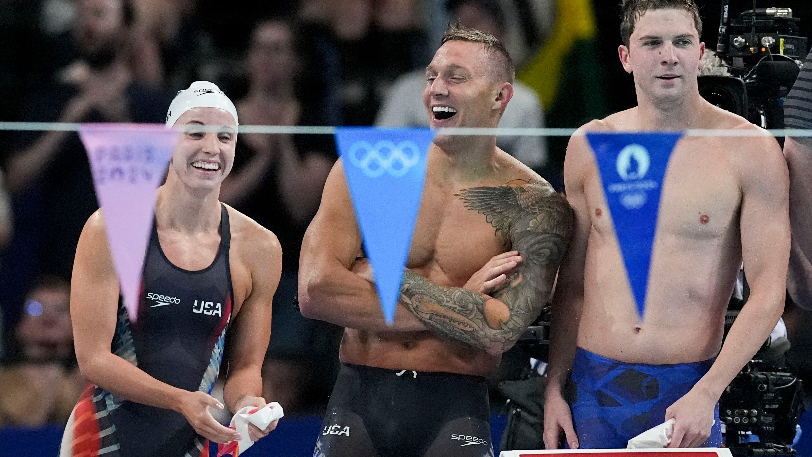 Gold! Caeleb Dressel, Ryan Murphy return to medal stand in Olympic swimming relays