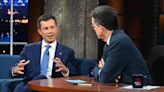 Pete Buttigieg Tells Colbert He Might Invite Anti-Gay Marriage House Speaker Over to Meet His Husband and Kids (Video)