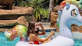 You Can Get Motorized Pool Floats That Look Like a Giant Unicorn, Flamingo, and T-Rex