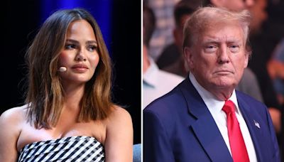 Chrissy Teigen worries Donald Trump could 'come after' her for calling him a 'p---y ass bitch'