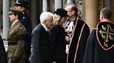 World leaders arrive at Royal Hospital in Chelsea before travelling to Westminster Abbey for funeral