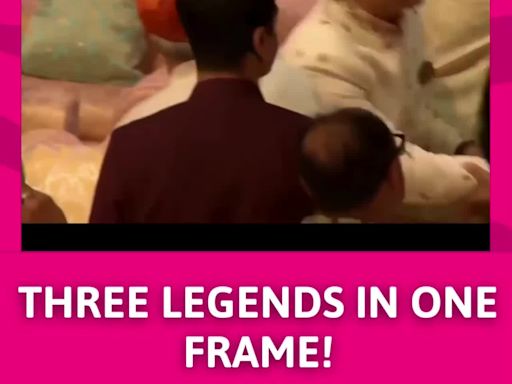 Sachin Tendulkar Touches Amitabh Bachchan's Feet, Greets Rajinikanth at Anant & Radhika's Wedding | Entertainment - Times of India Videos