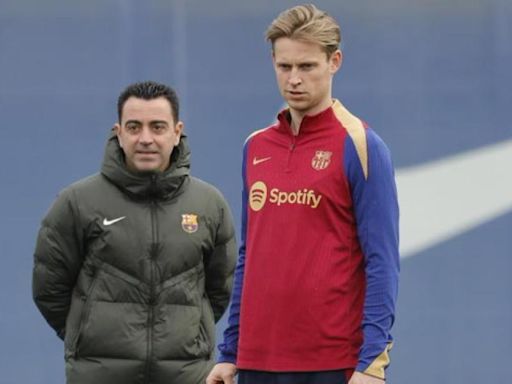 Xavi no se plantea prescindir de Frenkie de Jong