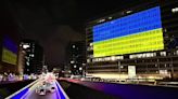 Buildings of key EU institutions illuminated in colours of Ukrainian flag – photo