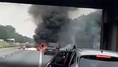 Video: Pilot dies after small plane crashes on Dutch highway