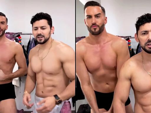 Miguel Martínez, ‘El Alcachofa’, y Roberto Carlo rompen las redes con VIDEO en ropa interior: “Ya creció Televisa Niños”