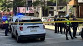 A man shot and wounded 3 people in a downtown Atlanta food court before he was shot by a police officer, officials say