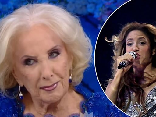 Mirtha Legrand destrozó a Shakira por su show en la final de la Copa América: "Cantó pésimo"