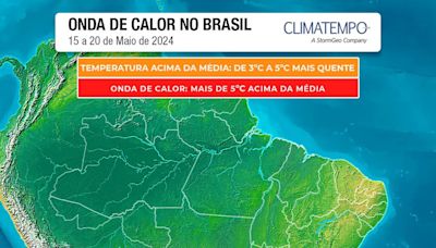 Onda de calor volta a atuar no Sudeste e chuva continua no Rio Grande do Sul