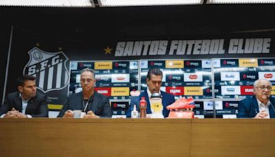 Santos anuncia patrocínio com companhia de bebidas