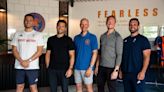 Mark Wright and Greg Rutherford visit sports facility given an ‘Olympic overhaul’